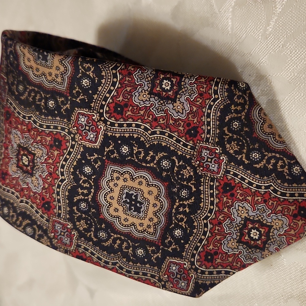 Damon Vintage Silk Tie XL